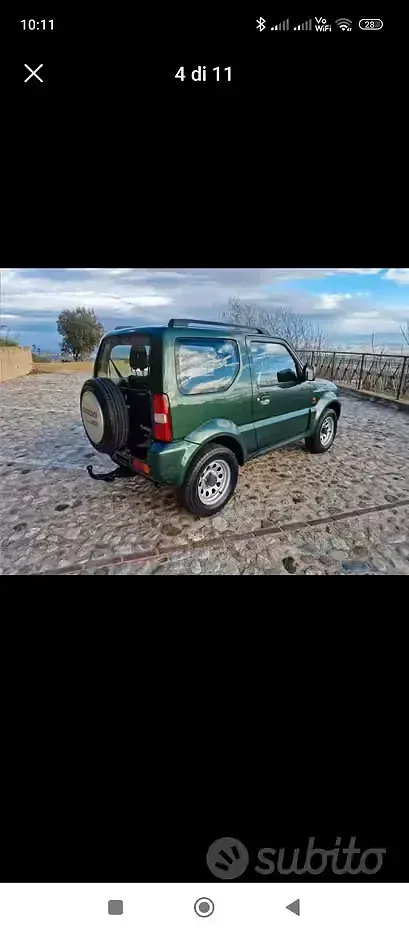 Usata Suzuki Jimny 65 CV (47 kW) 2009 Verde SUV