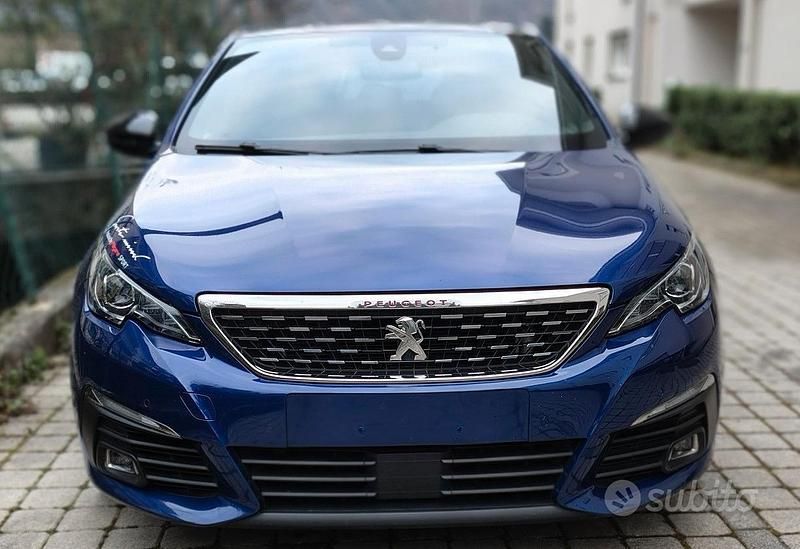 Usata Peugeot 308 GT 177 CV (130 kW) 2017 Blu Berlina