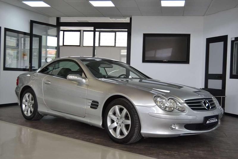 Usata Mercedes SL350 245 CV (180 kW) 2006 Grigio Cabrio