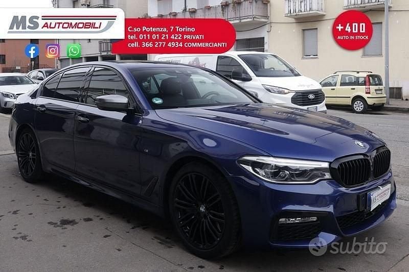 Usata BMW 540 M Sport 340 CV (250 kW) 2017 Blu Berlina