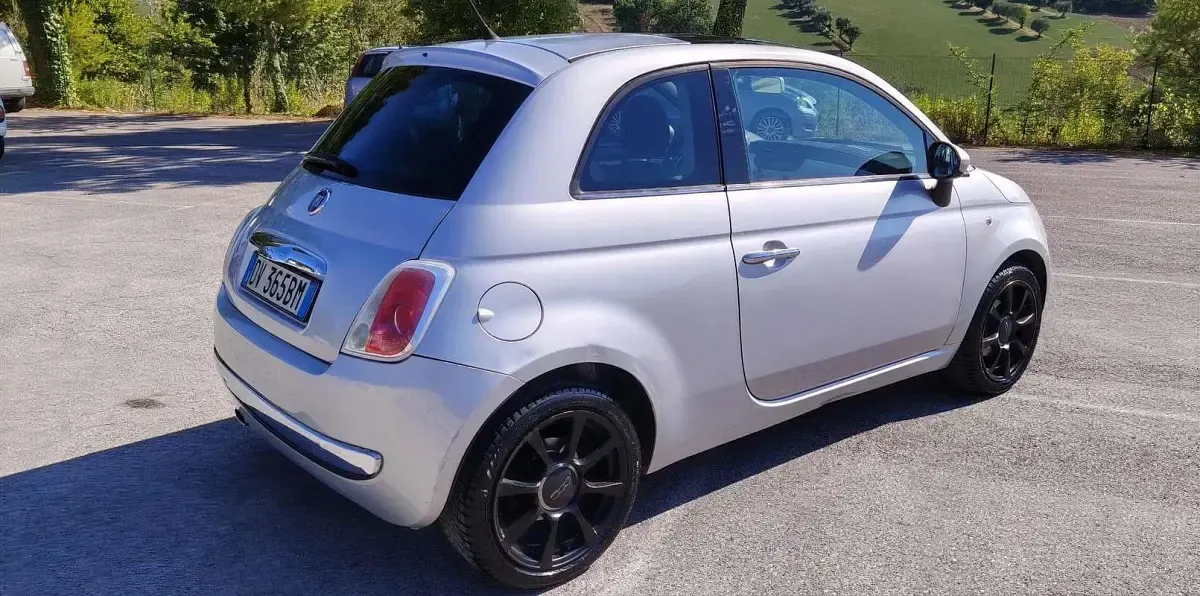 Usata Fiat 500 Sport 101 CV (74 kW) 2009 Argento Cabrio