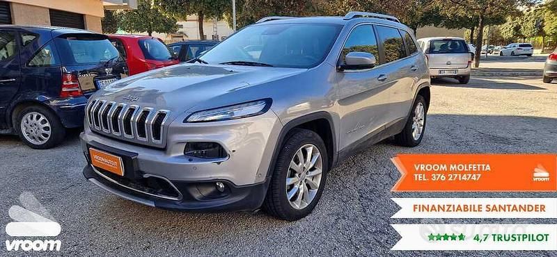 Grigio Usata 2015 Jeep Cherokee Limited SUV | 12.000 € (Buon prezzo) - Immagine 1/4