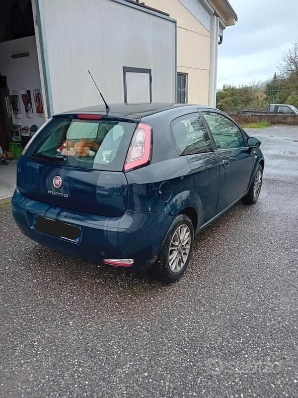 Usata Fiat Punto Evo 75 CV (55 kW) 2014 Blu Utilitaria