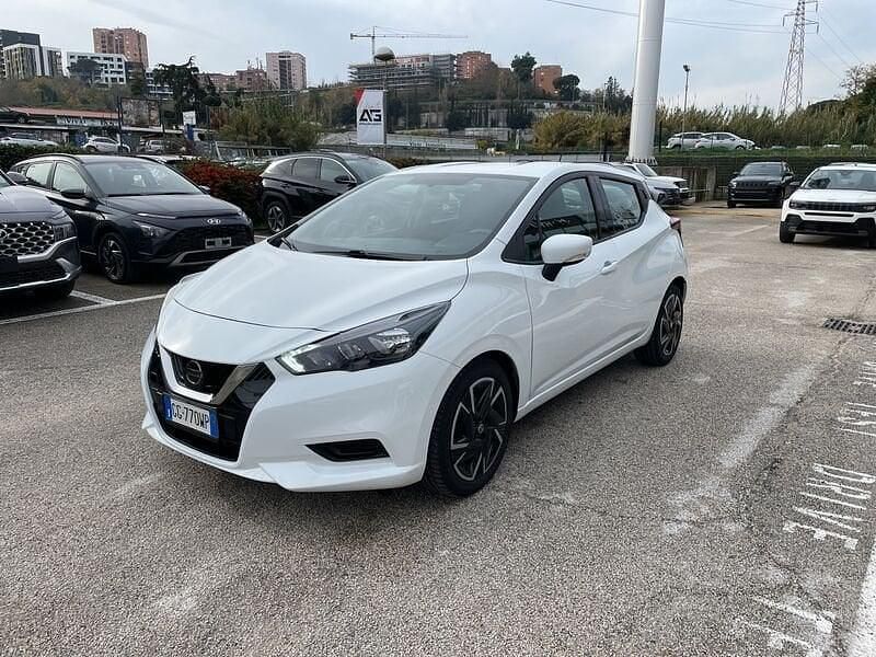 Bianco Usata 2021 Nissan Micra Acenta Due volumi | 9900 € (Ottimo prezzo) - Immagine 1/3