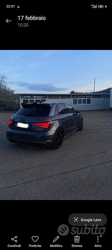 Usata Audi S1 Sportback Ambiente 231 CV (169 kW) 2015 Grigio Utilitaria