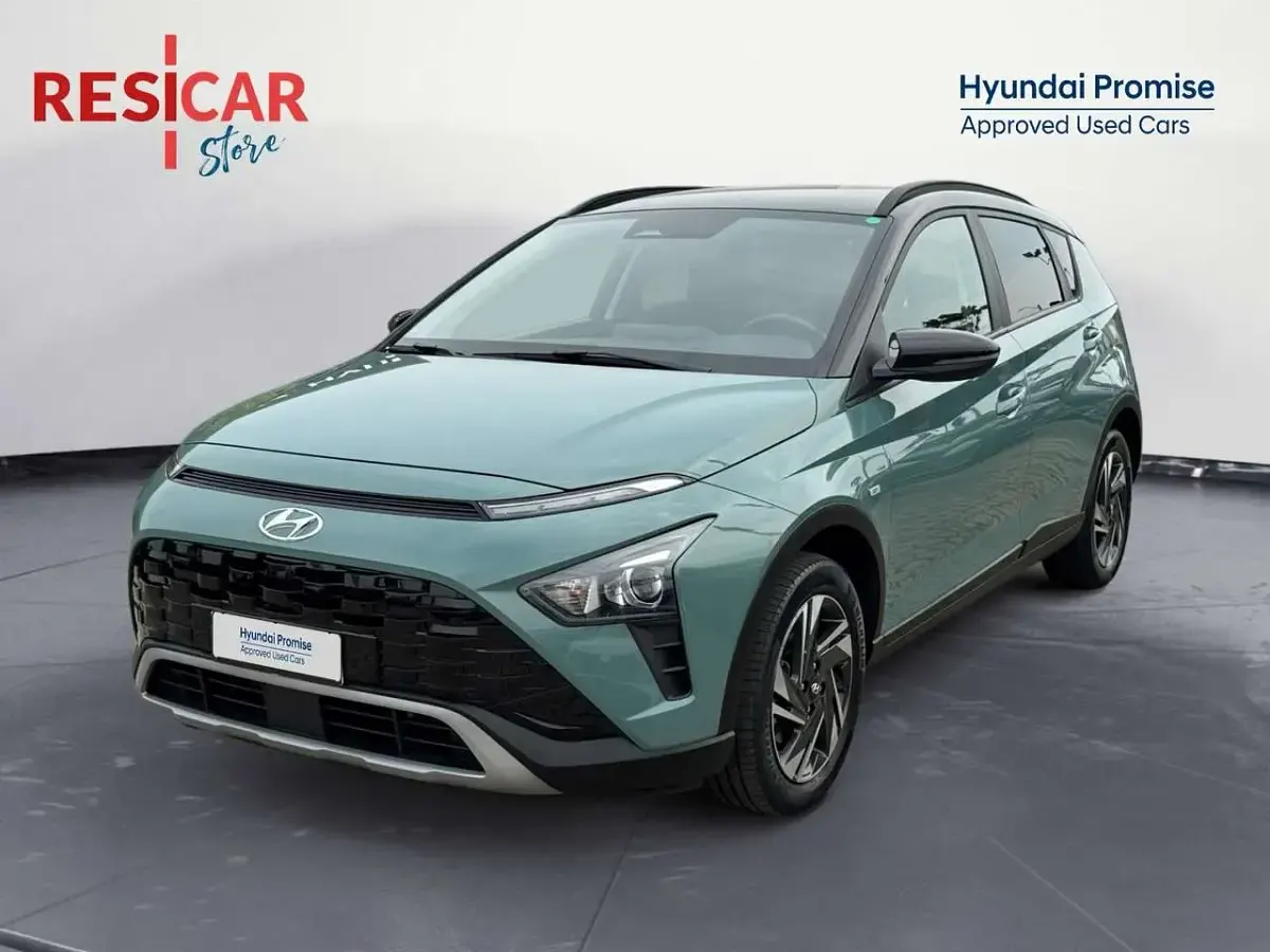 Usata Hyundai Bayon 101 CV (74 kW) 2024 Verde giada SUV