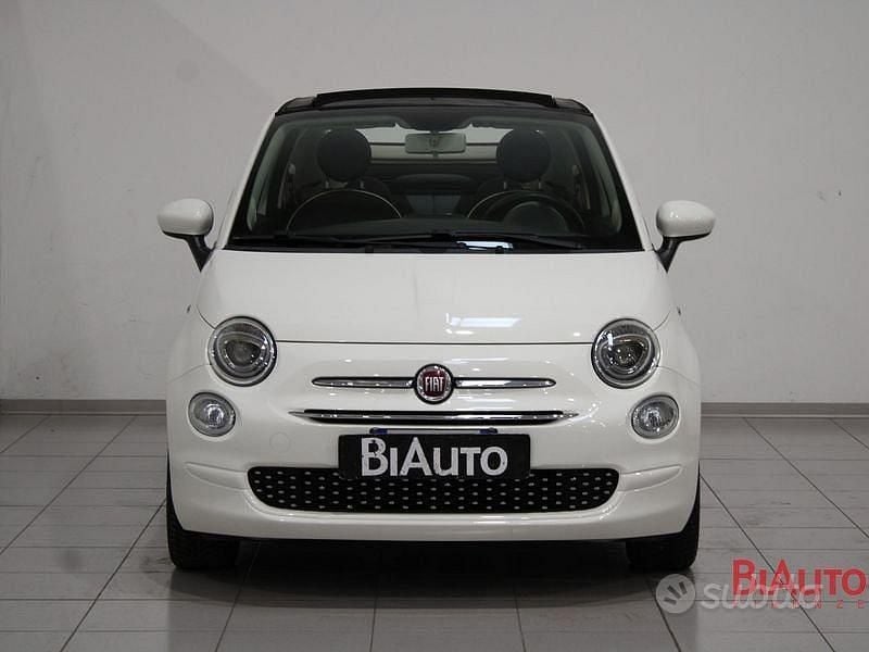 Usata Fiat 500C Lounge 69 CV (50 kW) 2018 Bianco Cabrio