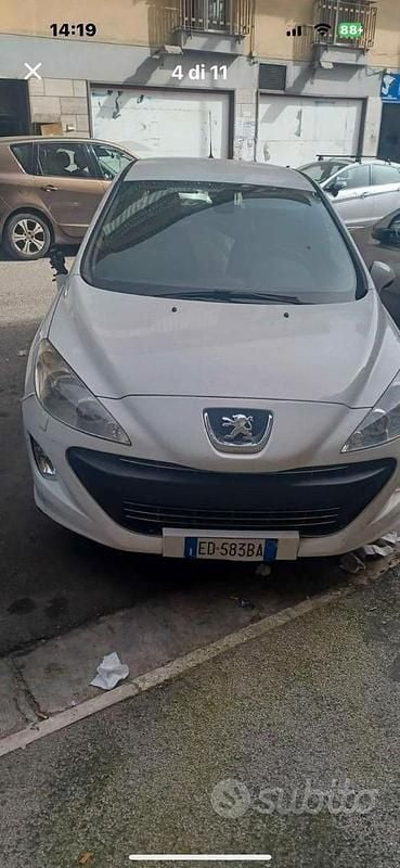 Usata Peugeot 308 109 CV (80 kW) 2010 Bianco Berlina