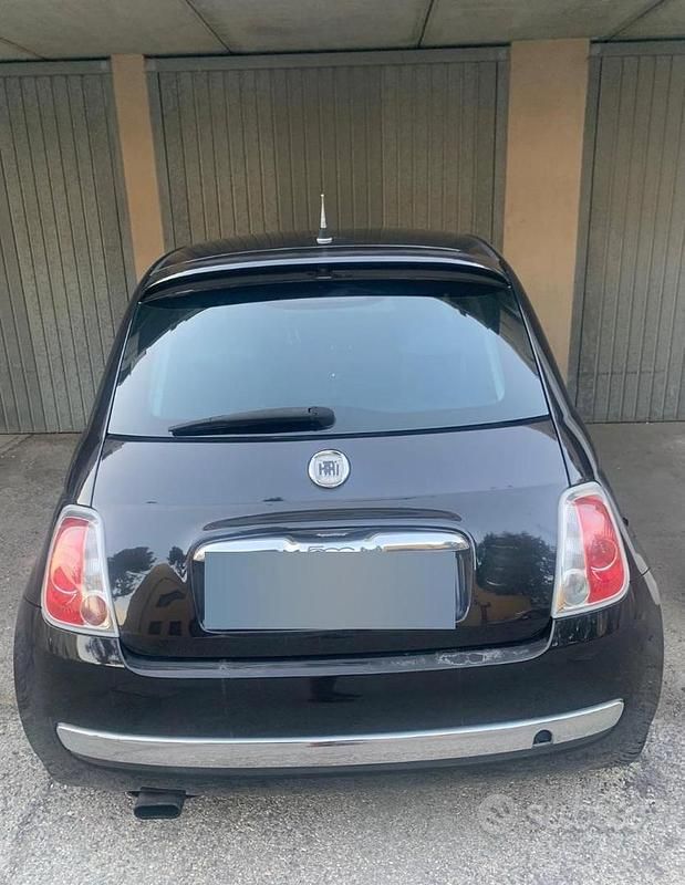 Usata Fiat 500 75 CV (55 kW) 2009 Nero Cabrio