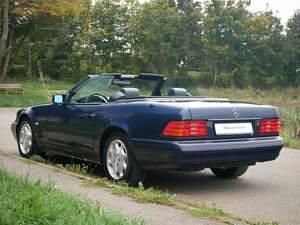 Usata Mercedes SL320 231 CV (169 kW) 1996 Blu Cabrio