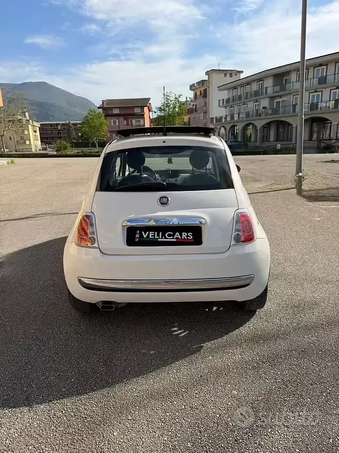Usata Fiat 500 75 CV (55 kW) 2008 Bianco Berlina
