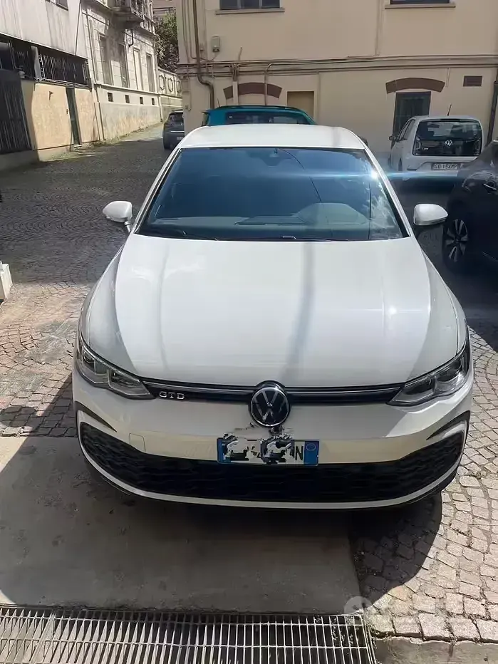 Usata VW Golf VIII GTD 200 CV (147 kW) 2023 Bianco Berlina