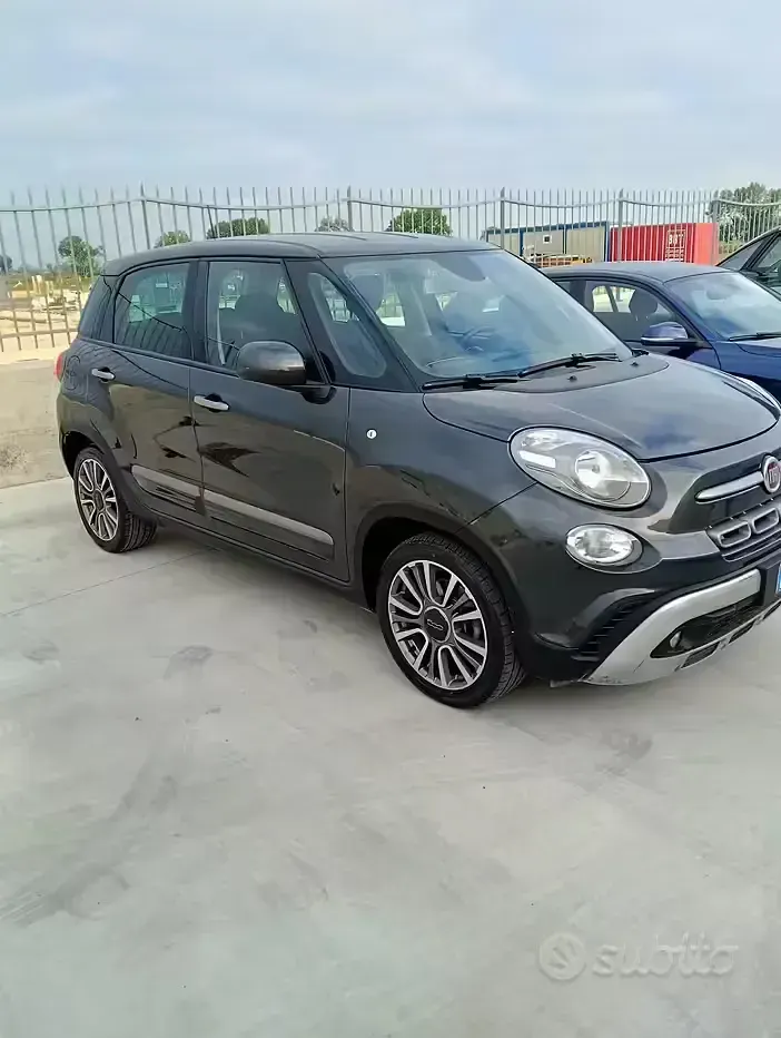 Usata Fiat 500L Cross 95 CV (69 kW) 2017 Grigio Monovolume