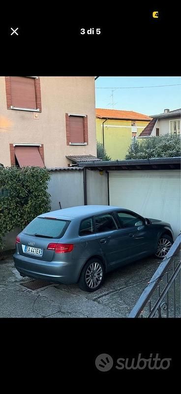 Usata Audi A3 105 CV (77 kW) 2010 Grigio Utilitaria