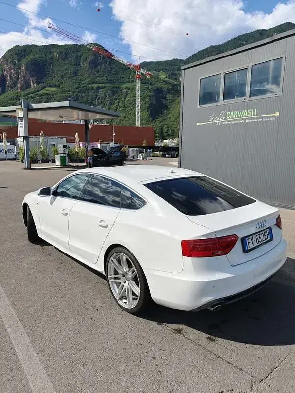 Usata Audi A5 Sportback S-Line 245 CV (180 kW) 2013 Bianco Utilitaria