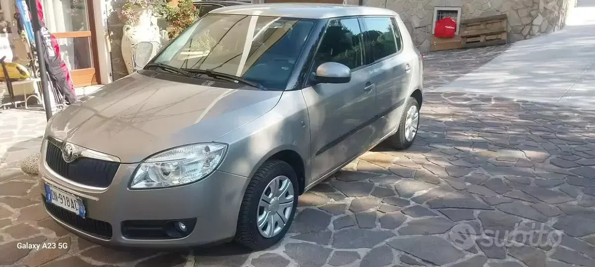 Usata Skoda Fabia Style 69 CV (50 kW) 2008 Grigio Berlina