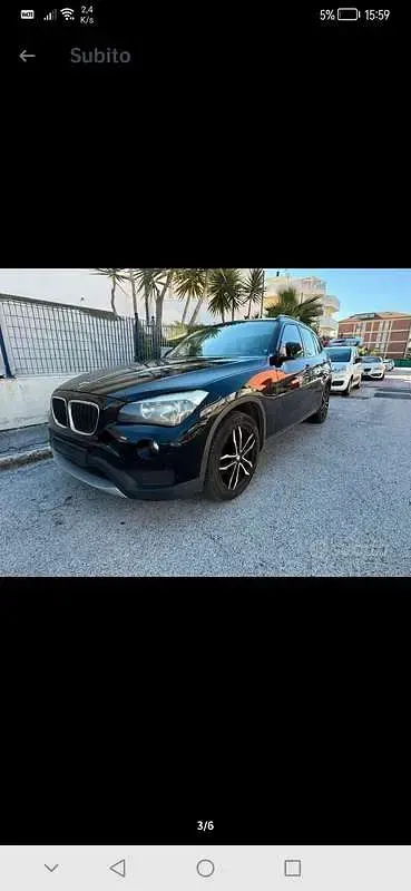 Usata BMW X1 M Sport 143 CV (105 kW) 2012 Nero SUV