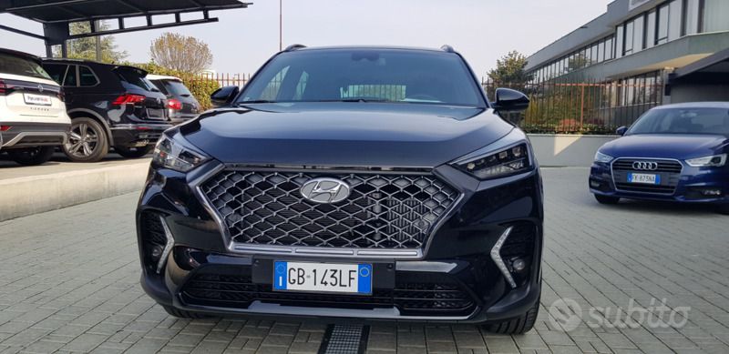 Usata Hyundai Tucson N Line 136 CV (100 kW) 2020 Nero SUV
