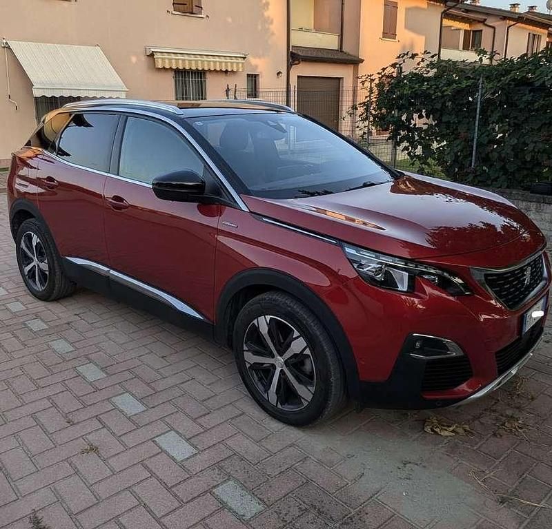 Usata Peugeot 3008 GT-line 131 CV (96 kW) 2019 Rosso SUV