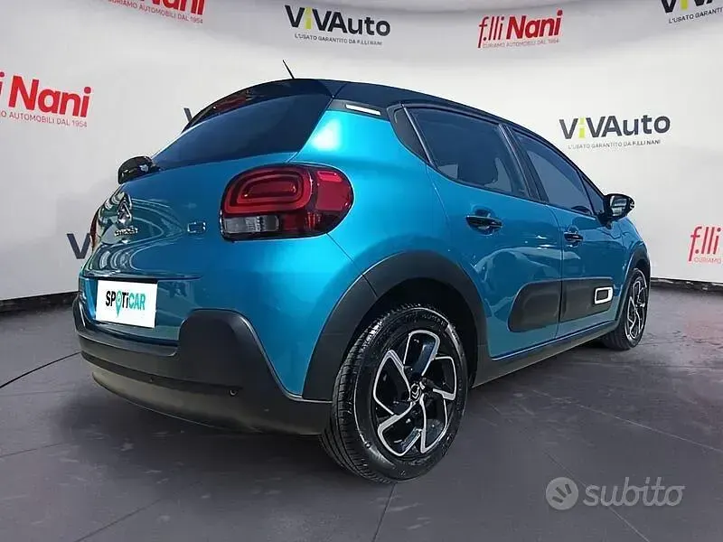 Usata Citroën C3 Shine 83 CV (61 kW) 2022 Blu Utilitaria