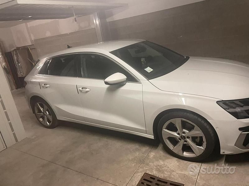 Usata Audi A3 Ambition 150 CV (110 kW) 2021 Bianco Berlina