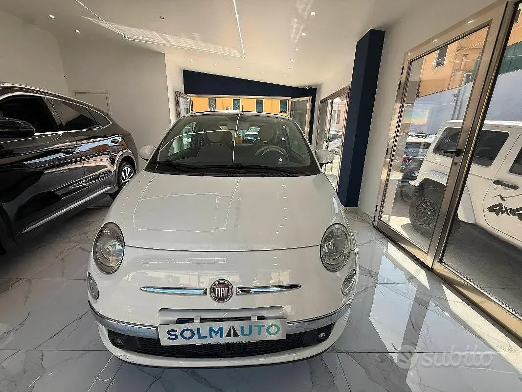 Usata Fiat 500 Lounge 95 CV (69 kW) 2010 Bianco Berlina