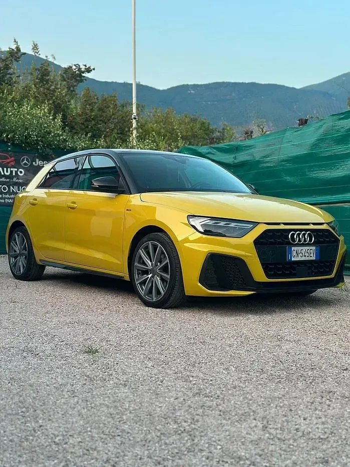 Usata Audi A1 S-Line 110 CV (80 kW) 2023 Giallo SUV