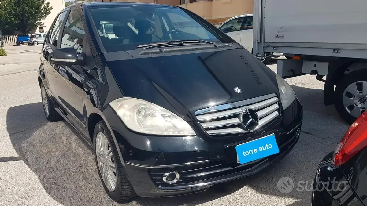 Usata Mercedes A160 Avantgarde 95 CV (69 kW) 2010 Nero Berlina