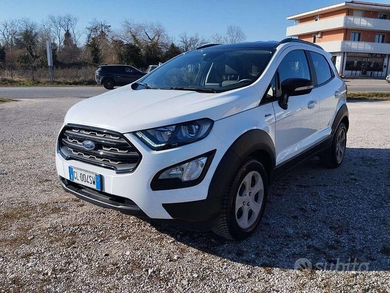 Usata Ford Ecosport Active 125 CV (91 kW) 2022 Frozen white pastello SUV
