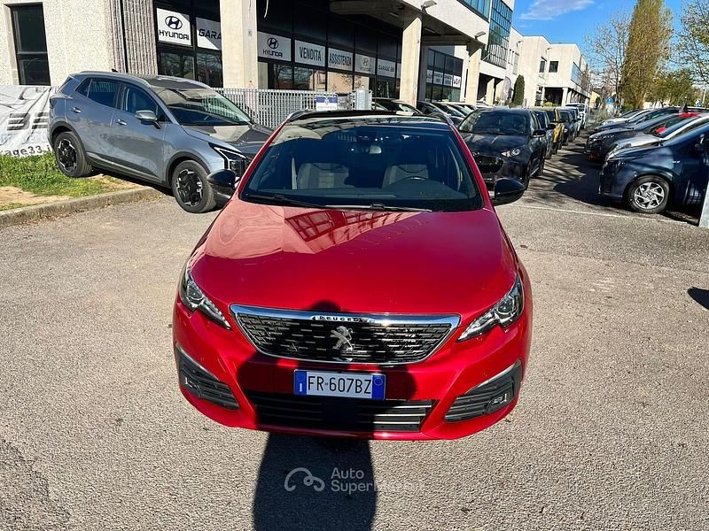 Usata Peugeot 308 SW GT-line 131 CV (96 kW) 2018 Rosso Station wagon