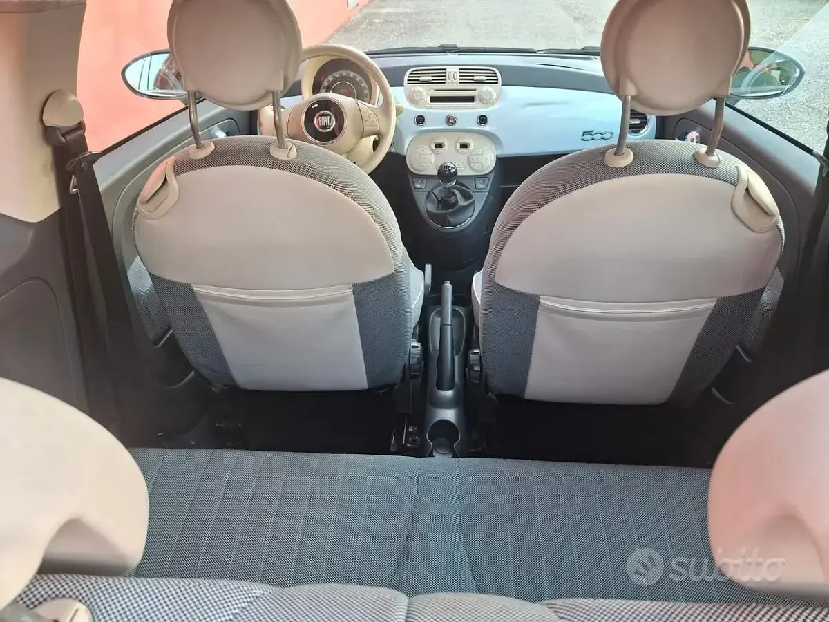 Usata Fiat 500 Pop 101 CV (74 kW) 2007 Blu/azzurro Utilitaria
