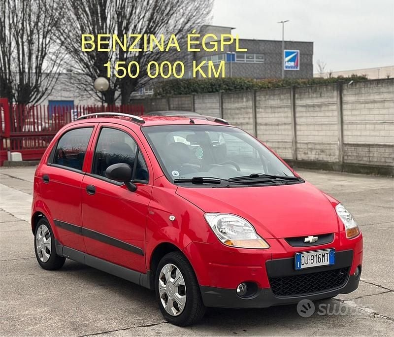 Usata Chevrolet Matiz 46 CV (33 kW) 2007 Rosso Utilitaria