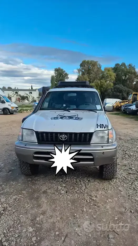 Usata Toyota Land Cruiser 125 CV (91 kW) 1998 Bianco SUV