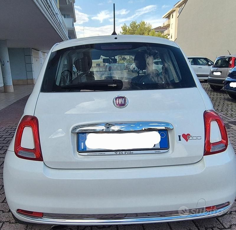 Usata Fiat 500 Lounge 69 CV (50 kW) 2017 Bianco Utilitaria
