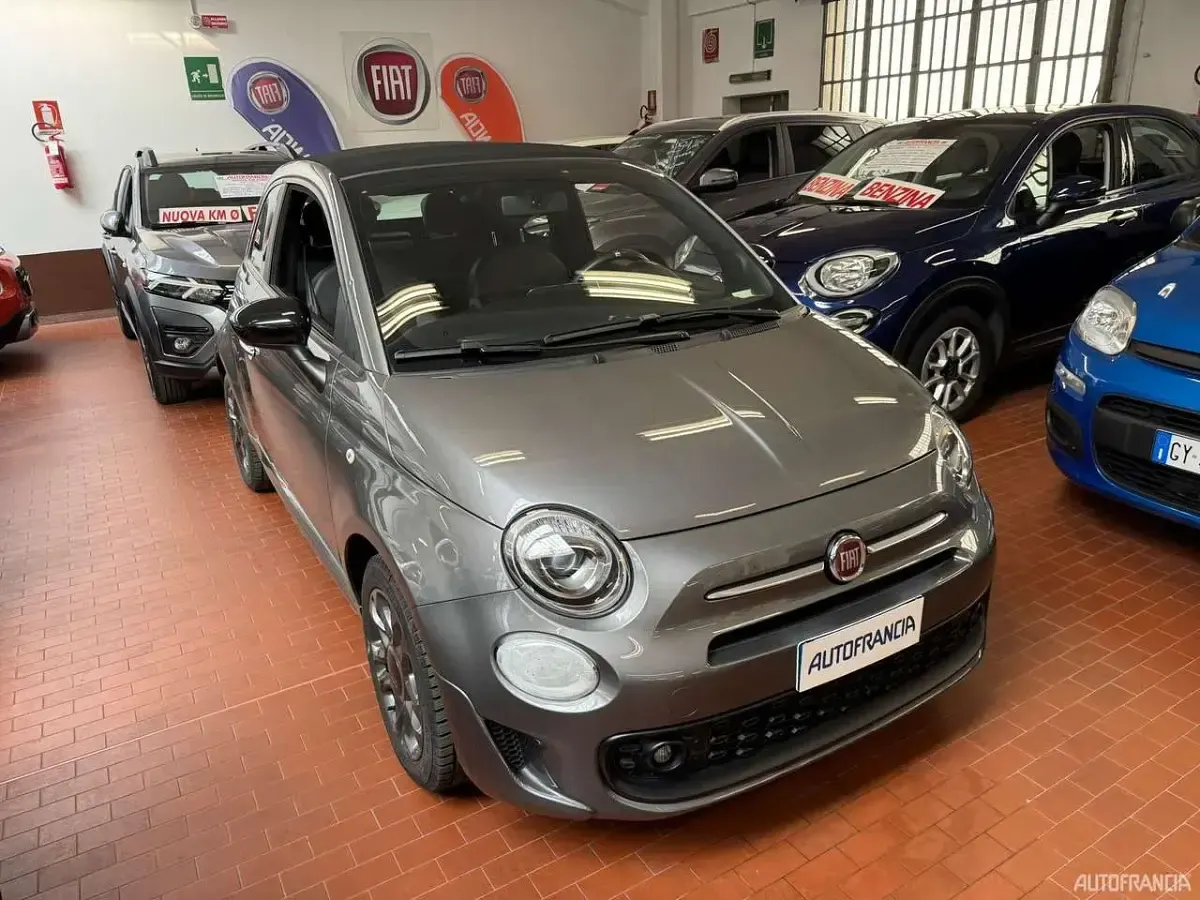 Usata Fiat 500C Connect 69 CV (50 kW) 2021 Grigio Cabrio