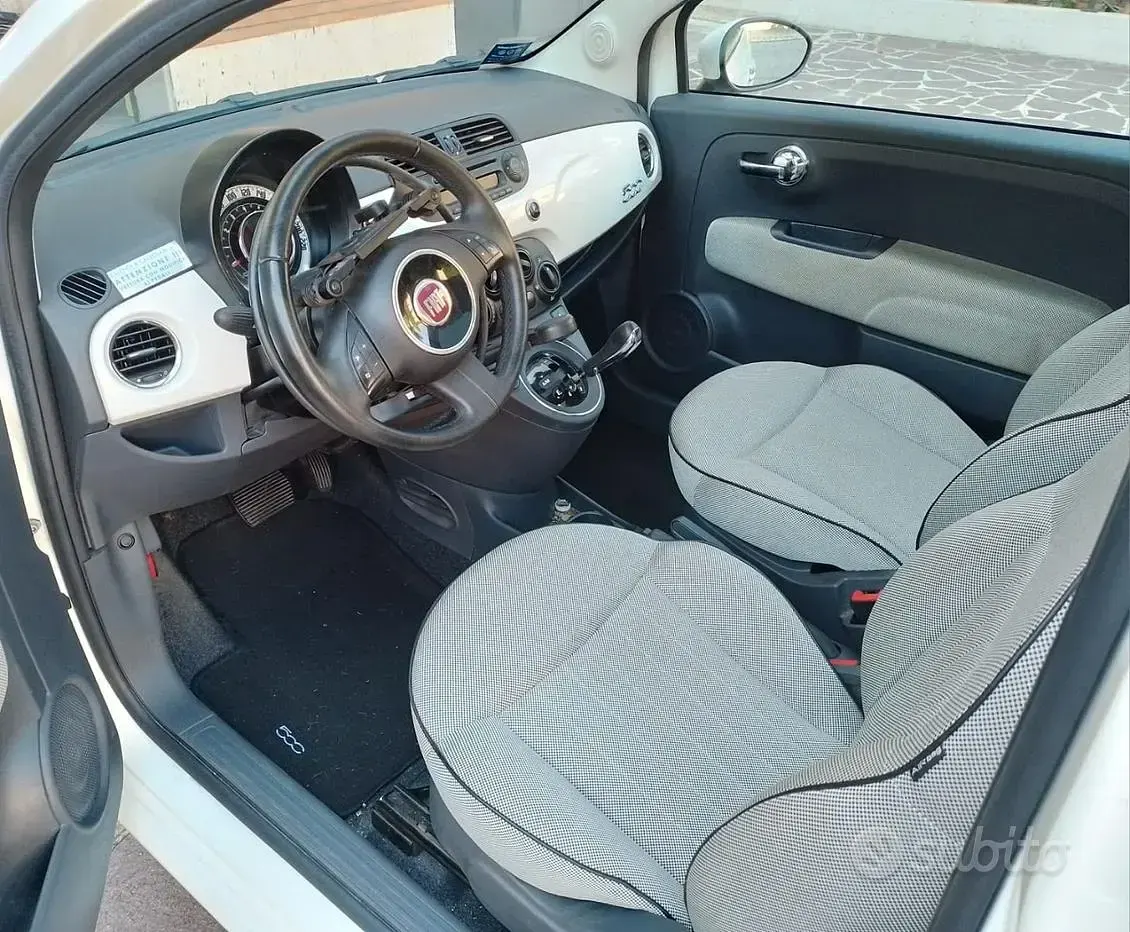 Usata Fiat 500 Lounge 69 CV (50 kW) 2011 Bianco Berlina