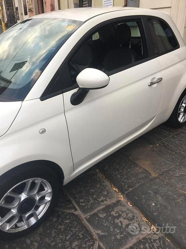 Usata Fiat 500 69 CV (50 kW) 2010 Bianco Utilitaria