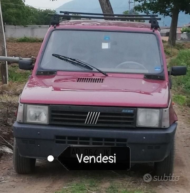 Usata Fiat Panda 1993 Rosso Berlina