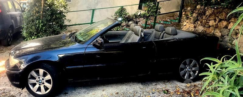 Usata BMW 320 Cabriolet 150 CV (110 kW) 2006 Blu Cabrio