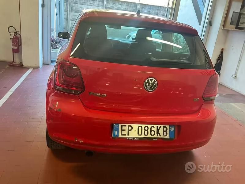 Usata VW Polo R-line 86 CV (63 kW) 2012 Rosso Utilitaria