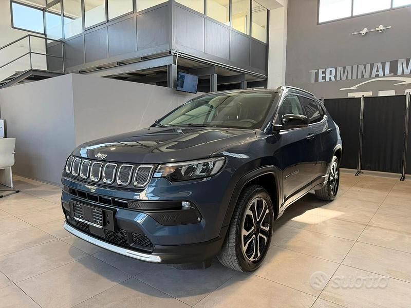 Usata Jeep Compass Limited 130 CV (95 kW) 2022 Blu SUV