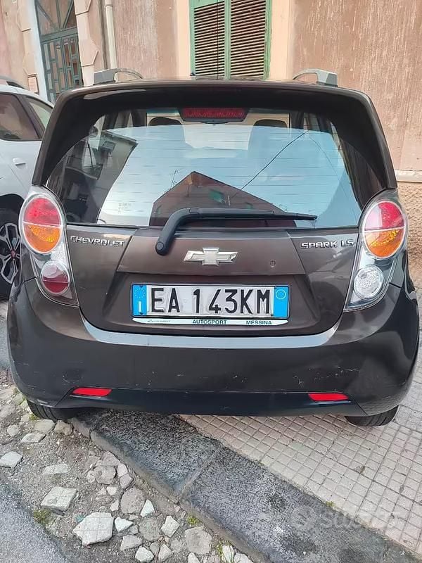 Usata Chevrolet Spark LS 68 CV (50 kW) 2010 Marrone Utilitaria
