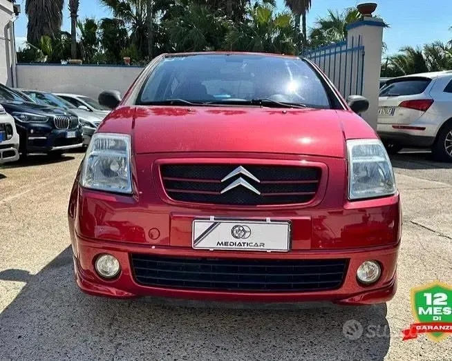 Usata Citroën C2 VTR Sport 109 CV (80 kW) 2005 Rosso Utilitaria
