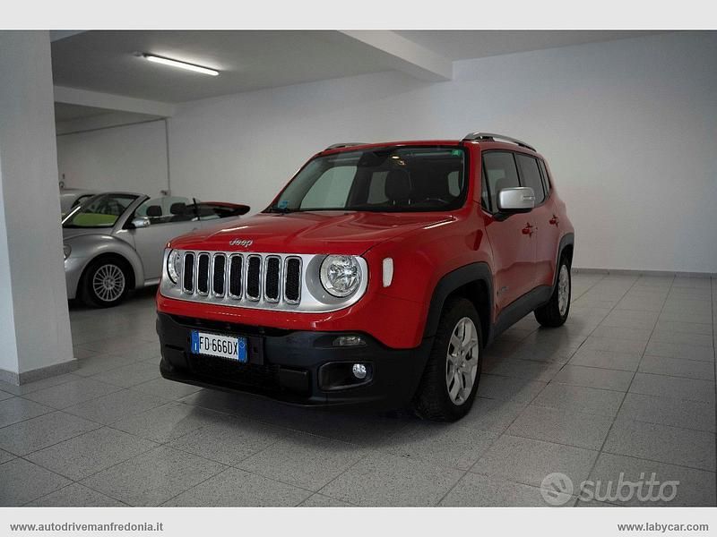 Usata Jeep Renegade Limited 120 CV (88 kW) 2018 Rosso SUV