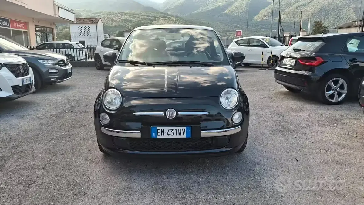 Usata Fiat 500 Lounge 69 CV (50 kW) 2012 Nero Berlina
