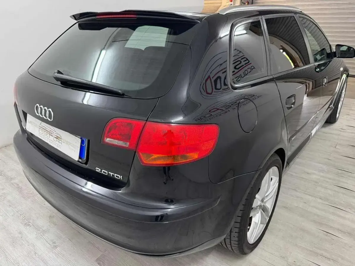 Usata Audi A3 Attraction 170 CV (125 kW) 2008 Nero Utilitaria