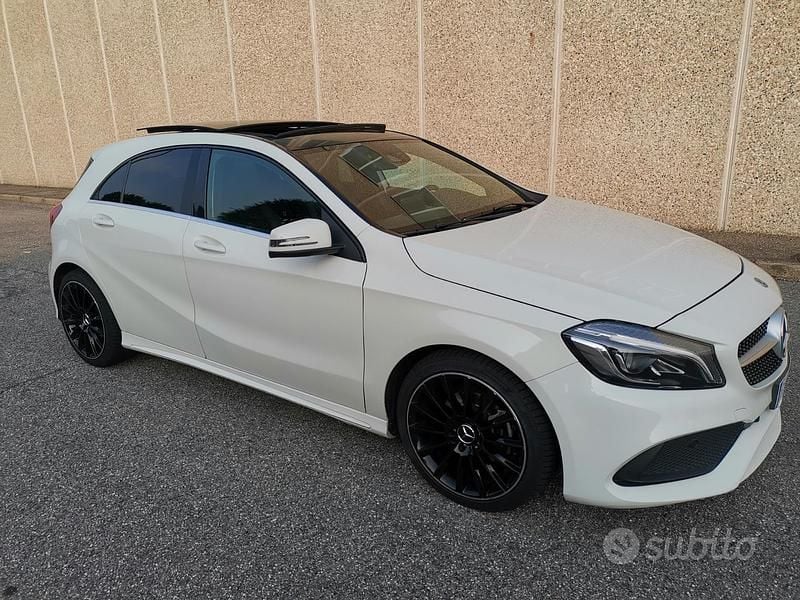Usata Mercedes A180 Premium 109 CV (80 kW) 2017 Bianco Berlina