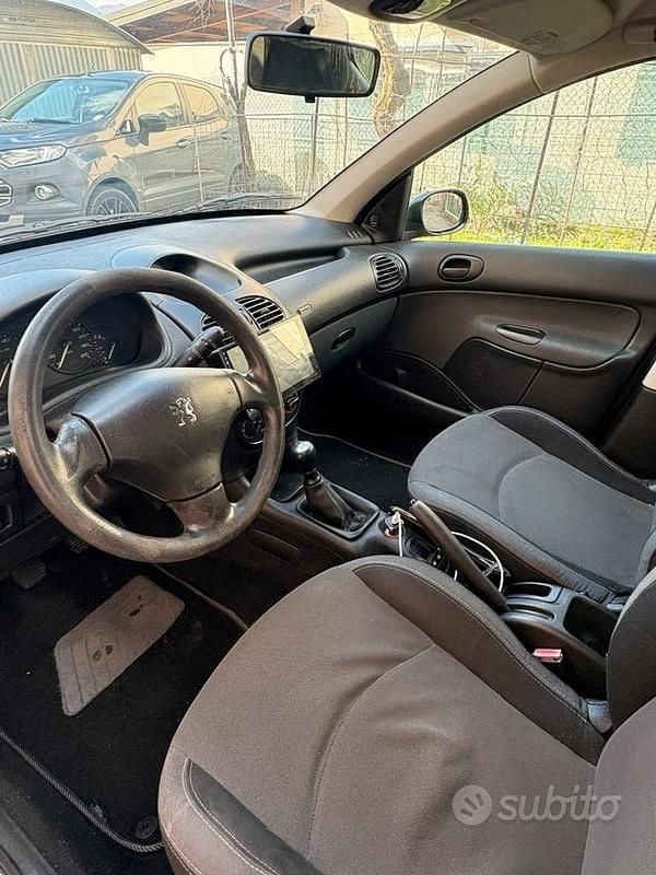 Usata Peugeot 206 75 CV (55 kW) 2006 Nero Berlina
