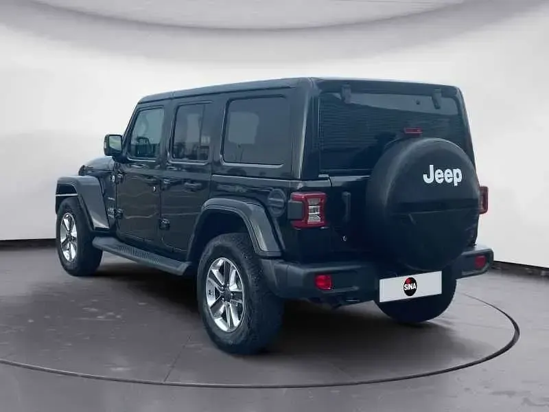 Usata Jeep Wrangler Sahara 200 CV (147 kW) 2020 Nero SUV