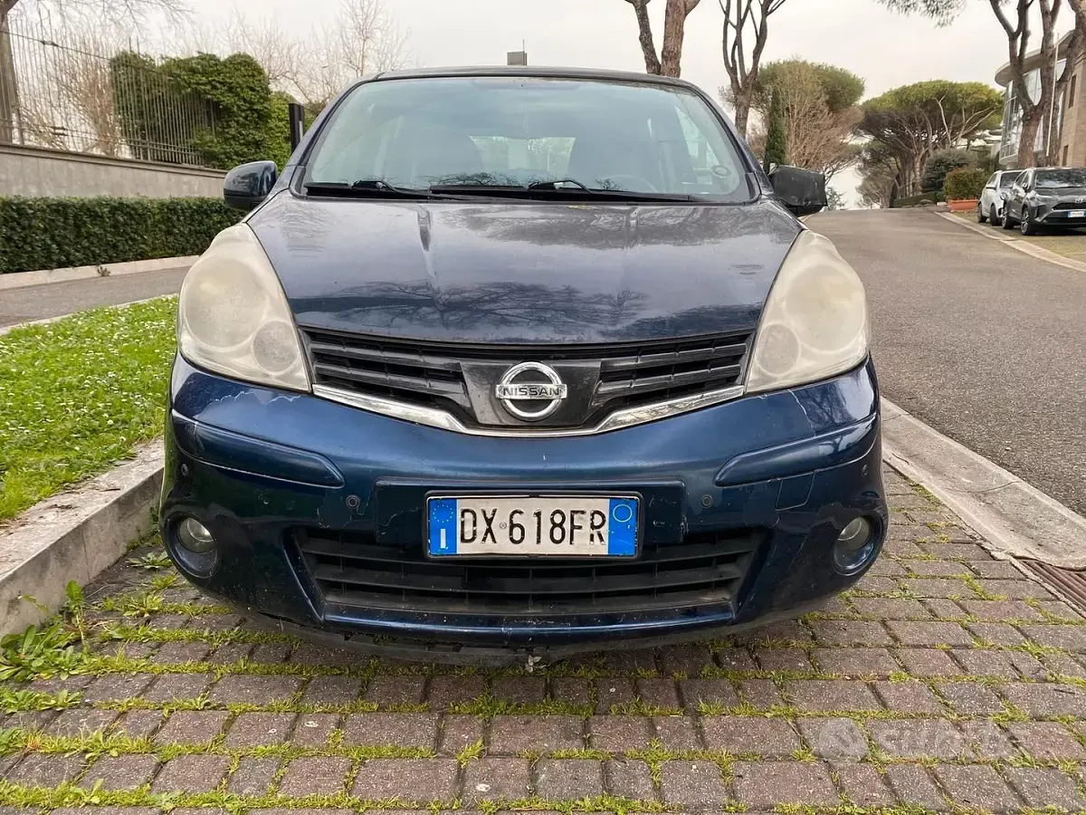 Usata Nissan Note 88 CV (64 kW) 2009 Blu Utilitaria